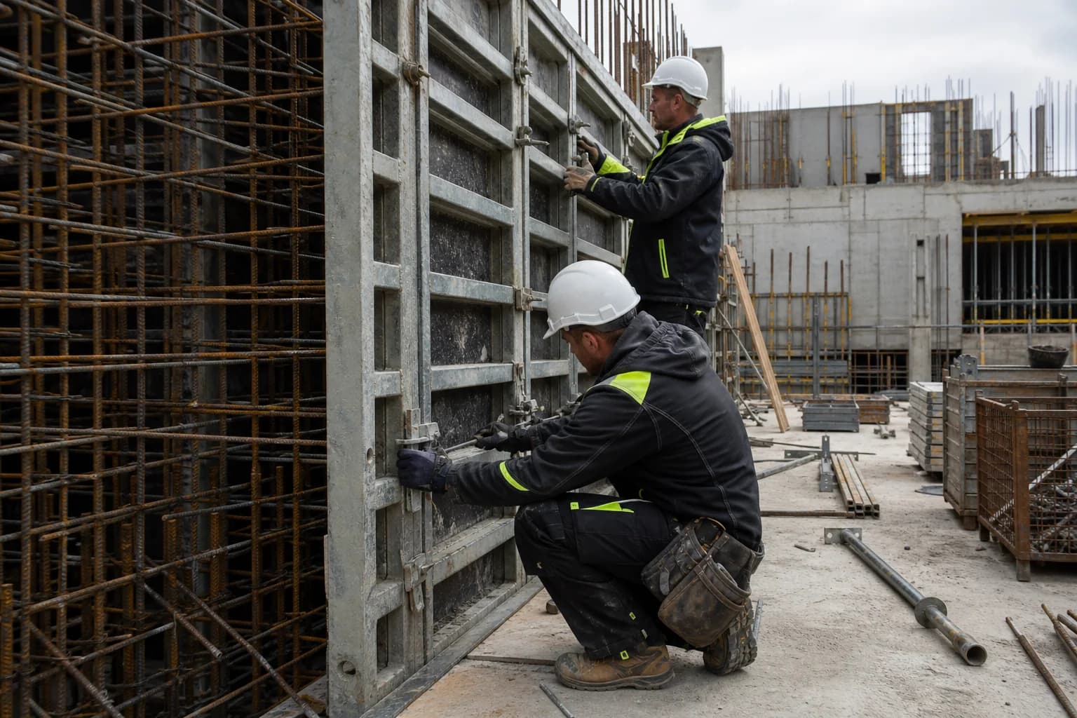 Detailaufnahme aus dem Bereich Rohbau